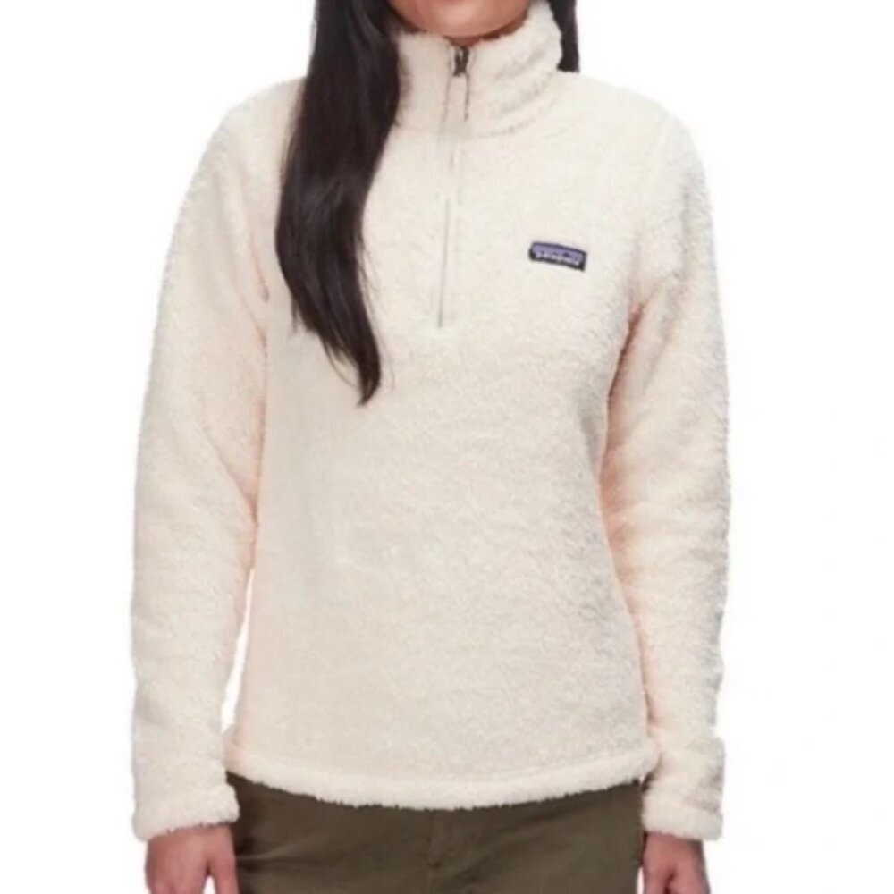 Patagonia Los Gatos 1/4 Zip Fleece Ivory Women's Size Small